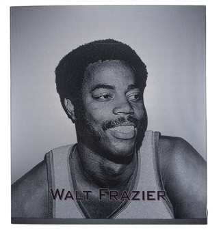 Walt Frazier 25x28 Enshrinement Portrait Formerly Displayed In Naismith Basketball Hall of Fame (Naismith HOF LOA)